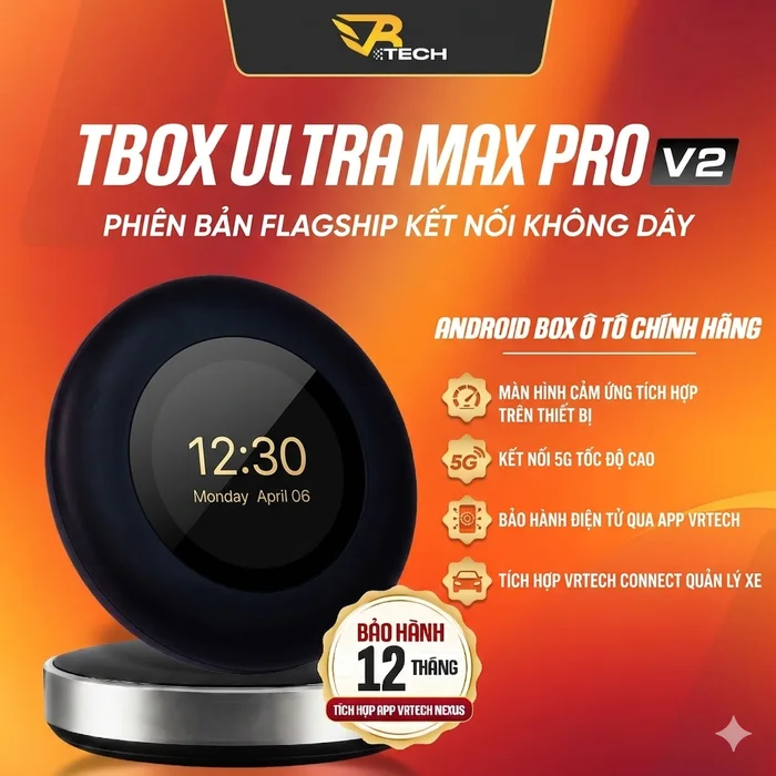 VRTECH Edition | Carlinkit TBOX ULTRA MAX PRO 5G 2026 | Android Box Ô Tô | Android 15 | Chip Qualcomm 6350 | Bảo hành 12 tháng - thumbnail 4